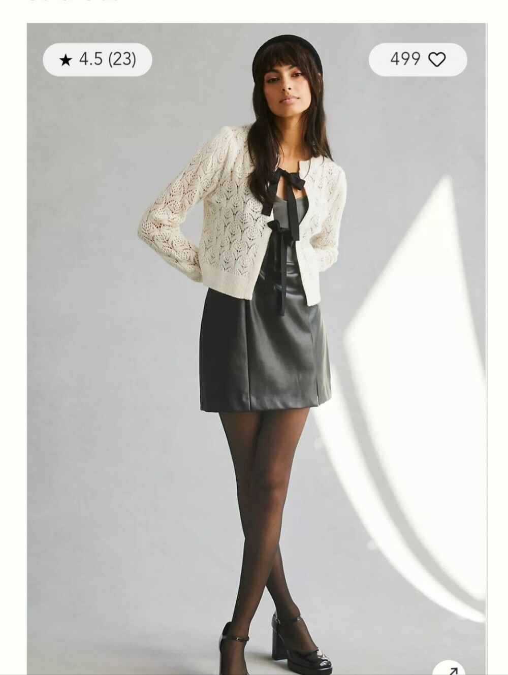Maeve Cashmere Collection tie Cardigan Size  Small